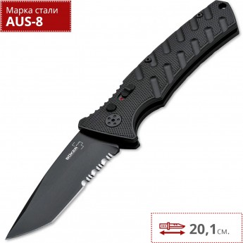 Складной нож BOKER PLUS STRIKE TANTO BLACK 01BO401 Складной нож BOKER PLUS STRIKE TANTO BLACK 01BO401