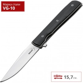 Нож BOKER URBAN TRAPPER PETITE G-10 BK01BO782 Нож BOKER URBAN TRAPPER PETITE G-10 BK01BO782