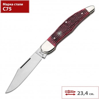 Складной нож BOKER 20-20 BONE RED JIGGED 111049 Складной нож BOKER 20-20 BONE RED JIGGED 111049