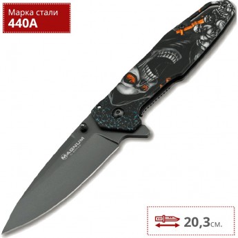Складной нож BOKER MAGNUM SCREAMING SKULL 01MB230 Складной нож BOKER MAGNUM SCREAMING SKULL 01MB230