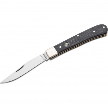 Складной нож BOKER TRAPPER UNO JUTE MICARTA 110042 Складной нож BOKER TRAPPER UNO JUTE MICARTA 110042